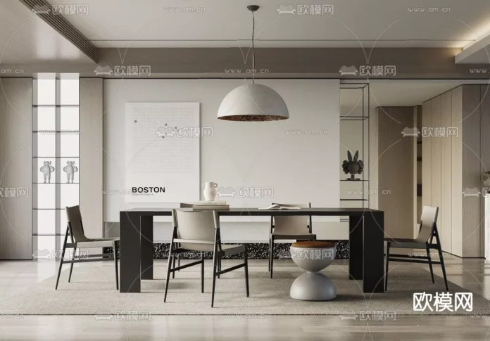 MODERN INTERIOR COLLECTION - SKETCHUP 3D SCENE - VRAY OR ENSCAPE - ID09111