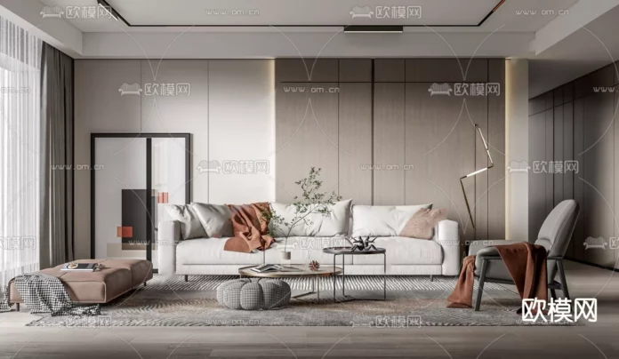 MODERN INTERIOR COLLECTION - SKETCHUP 3D SCENE - VRAY OR ENSCAPE - ID09120