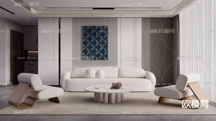MODERN INTERIOR COLLECTION - SKETCHUP 3D SCENE - VRAY OR ENSCAPE - ID09134