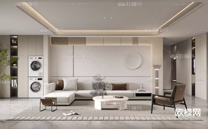 MODERN INTERIOR COLLECTION - SKETCHUP 3D SCENE - VRAY OR ENSCAPE - ID09160