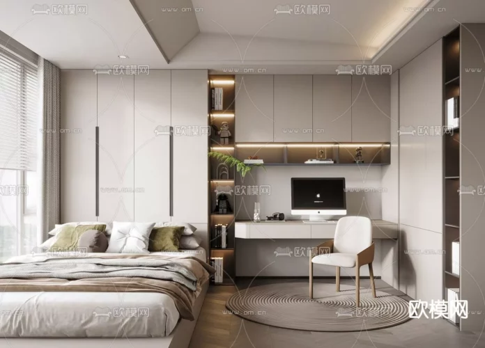 MODERN INTERIOR COLLECTION - SKETCHUP 3D SCENE - VRAY OR ENSCAPE - ID09162
