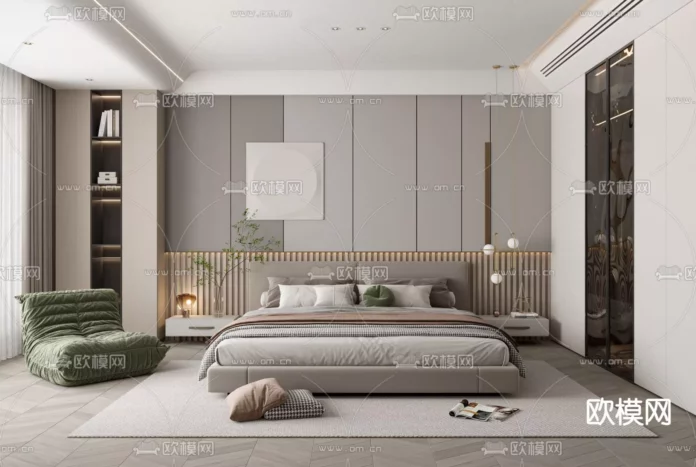 MODERN INTERIOR COLLECTION - SKETCHUP 3D SCENE - VRAY OR ENSCAPE - ID09204