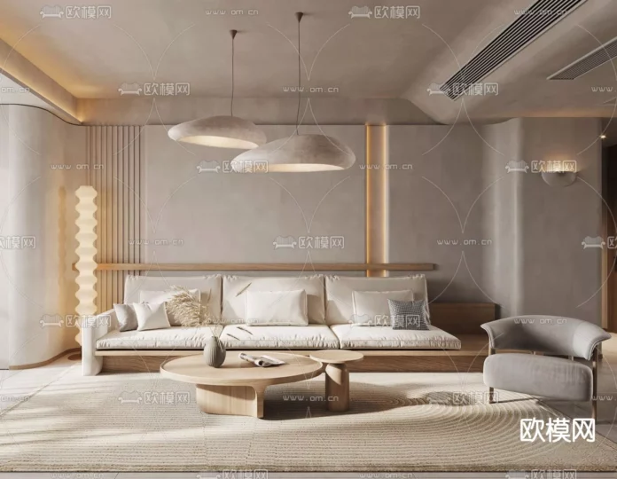 MODERN INTERIOR COLLECTION - SKETCHUP 3D SCENE - VRAY OR ENSCAPE - ID09208