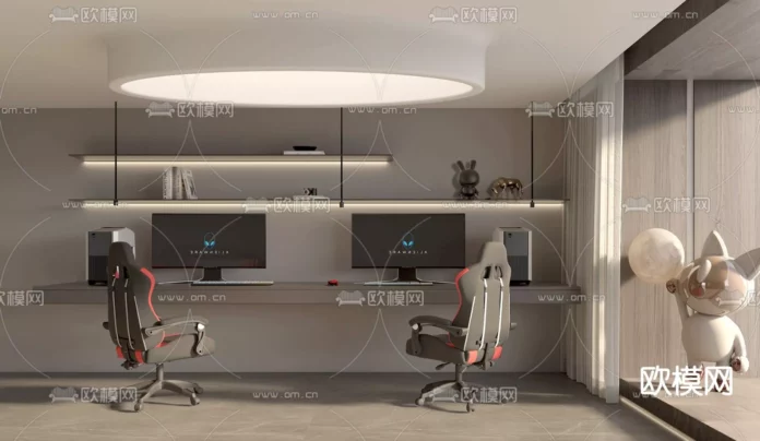 MODERN INTERIOR COLLECTION - SKETCHUP 3D SCENE - VRAY OR ENSCAPE - ID09225