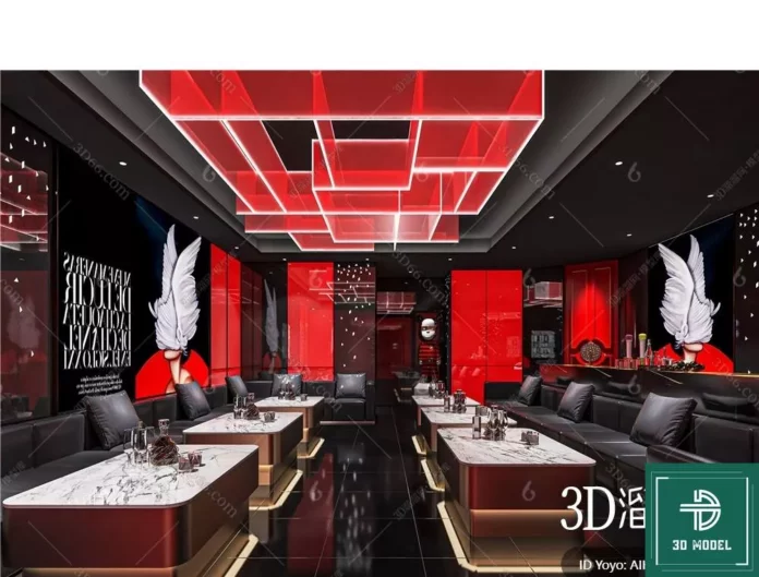 MODERN KARAOKE - SKETCHUP 3D SCENE - VRAY OR ENSCAPE - ID09380