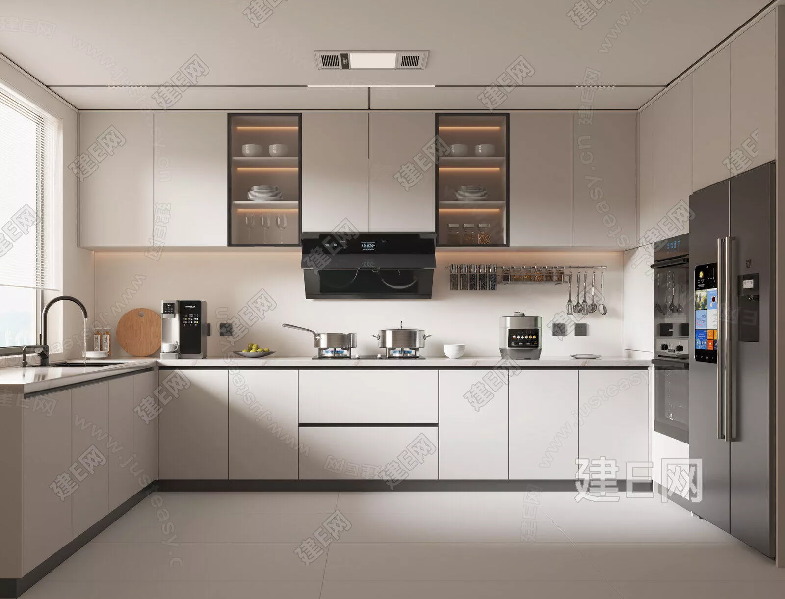 MODERN KITCHEN - SKETCHUP 3D SCENE - ENSCAPE - 113200202