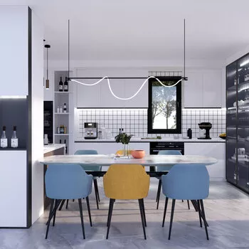 MODERN KITCHEN - SKETCHUP 3D SCENE - ENSCAPE - ID09584