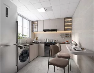 MODERN KITCHEN - SKETCHUP 3D SCENE - VRAY - ID09604