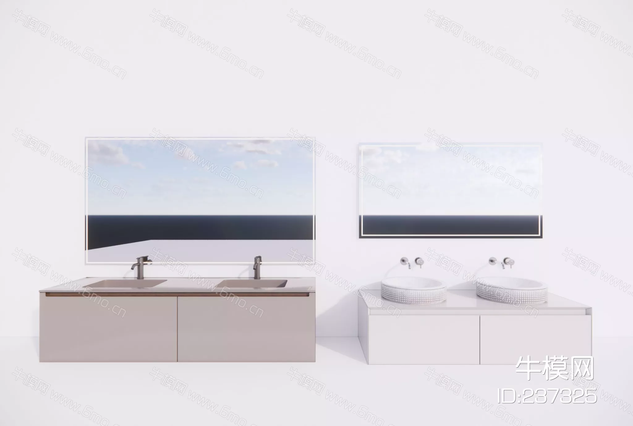 MODERN LAVABO - SKETCHUP 3D MODEL - ENSCAPE - 237325