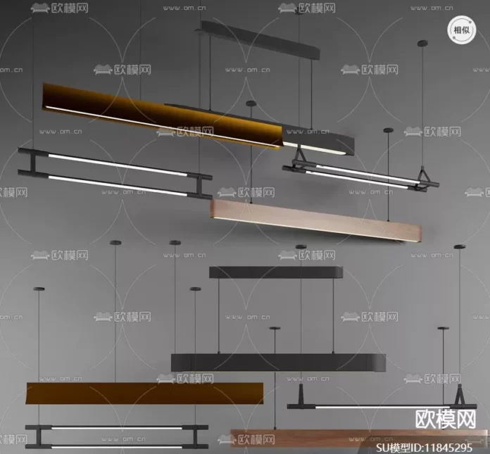 MODERN LIGHT - SKETCHUP 3D MODEL - VRAY OR ENSCAPE - ID09895