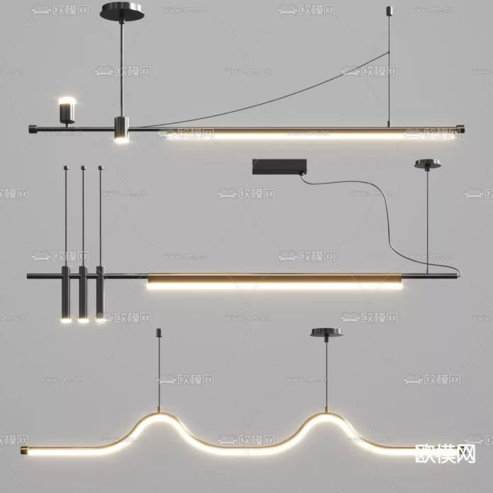 MODERN LIGHT - SKETCHUP 3D MODEL - VRAY OR ENSCAPE - ID09974