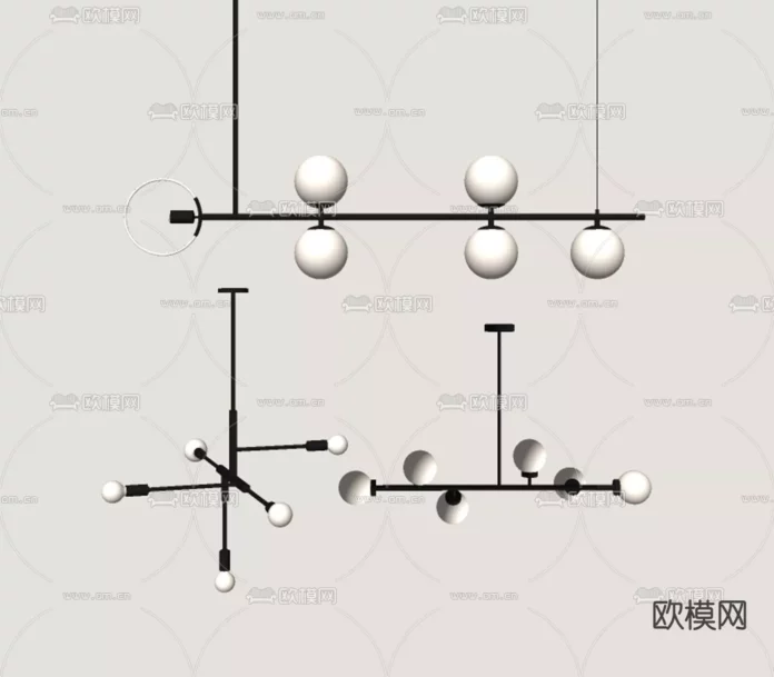 MODERN LIGHT - SKETCHUP 3D MODEL - VRAY OR ENSCAPE - ID10023