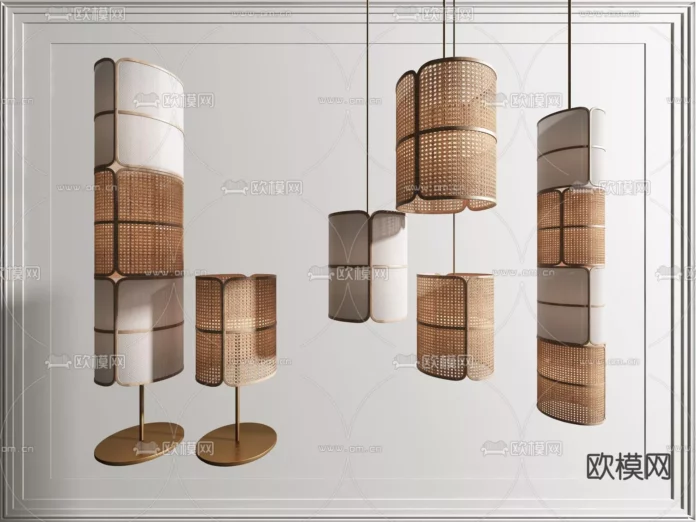 MODERN LIGHT - SKETCHUP 3D MODEL - VRAY OR ENSCAPE - ID10068