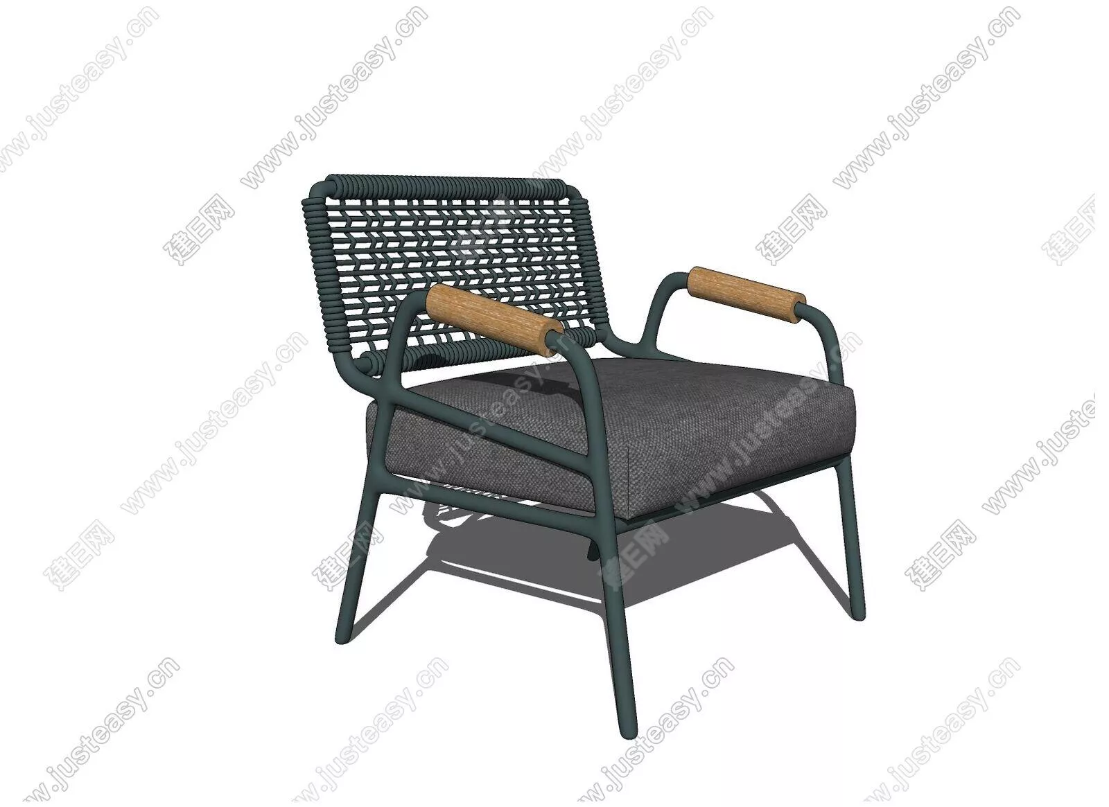 MODERN LOUNGLE CHAIR - SKETCHUP 3D MODEL - ENSCAPE - 102122945