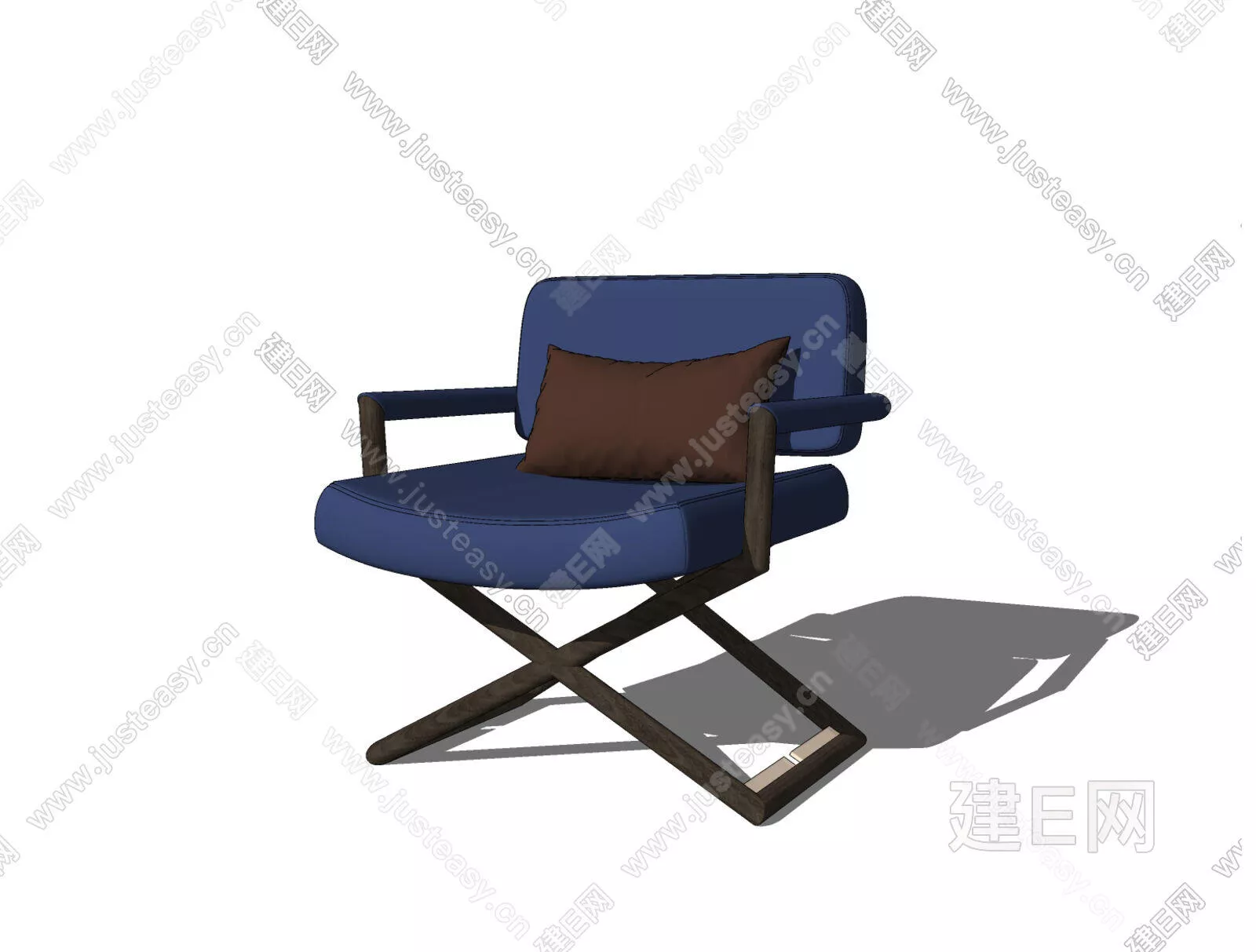 MODERN LOUNGLE CHAIR - SKETCHUP 3D MODEL - ENSCAPE - 104285665