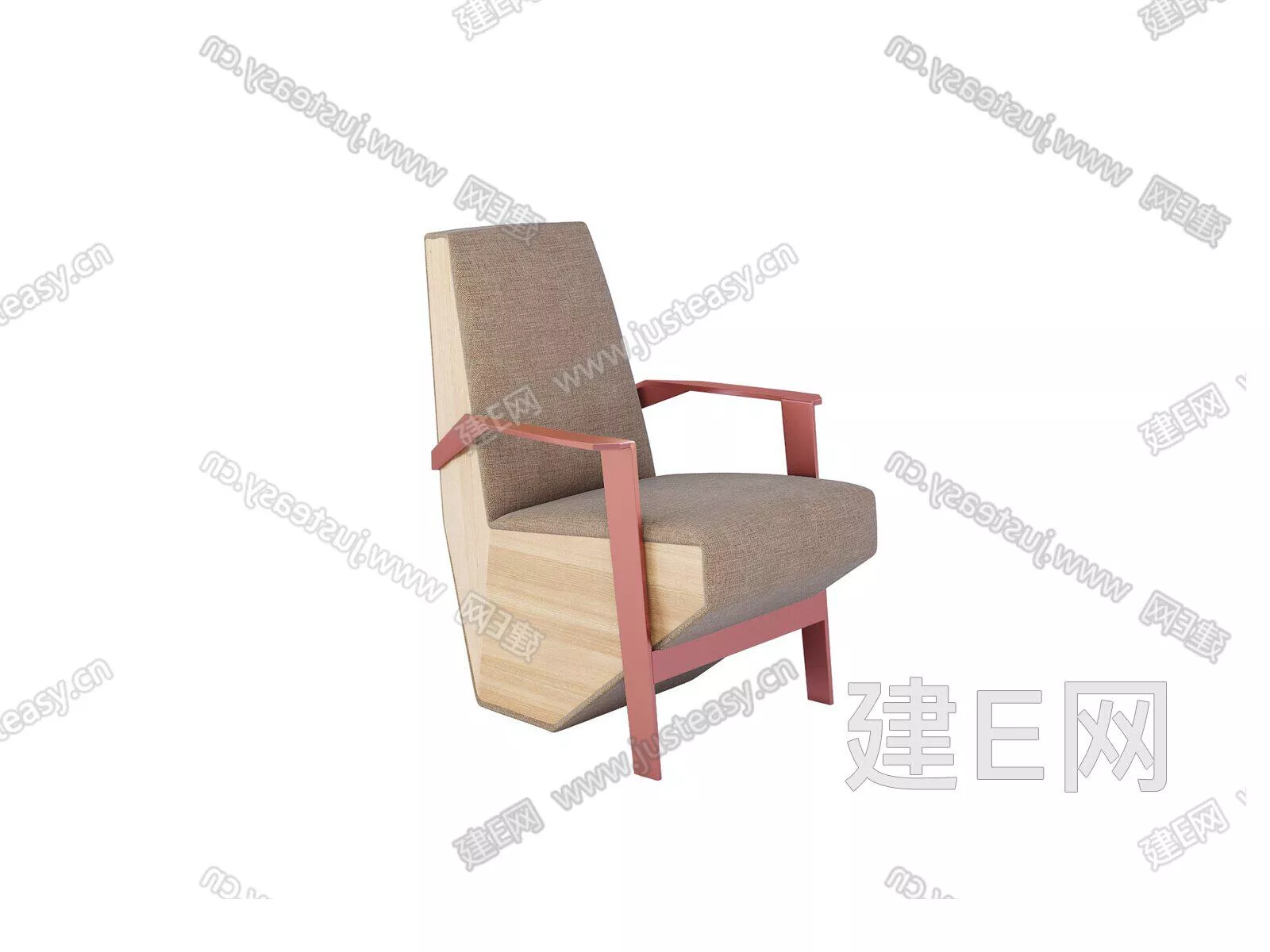 MODERN LOUNGLE CHAIR - SKETCHUP 3D MODEL - ENSCAPE - 104941680