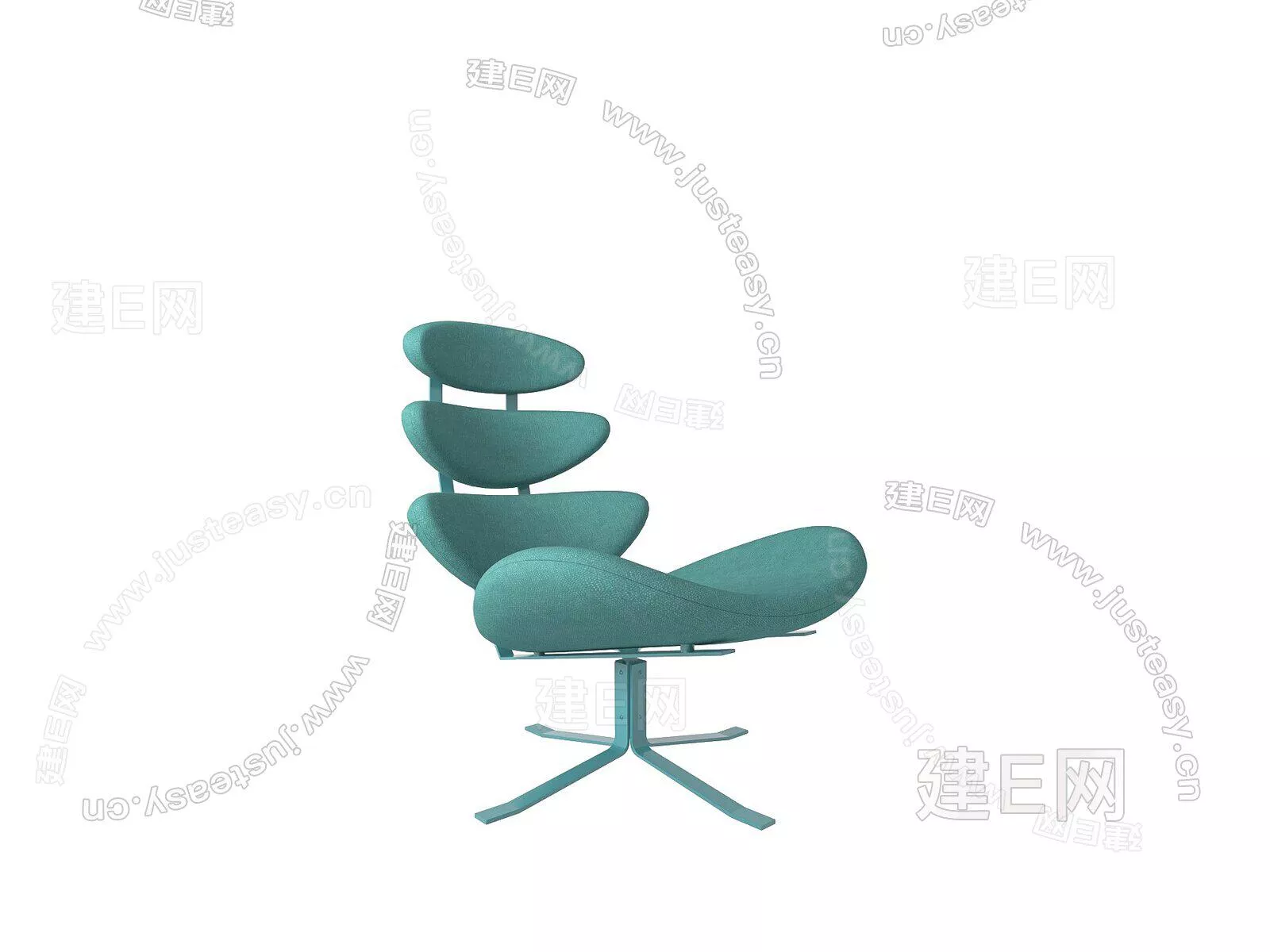 MODERN LOUNGLE CHAIR - SKETCHUP 3D MODEL - ENSCAPE - 104941743