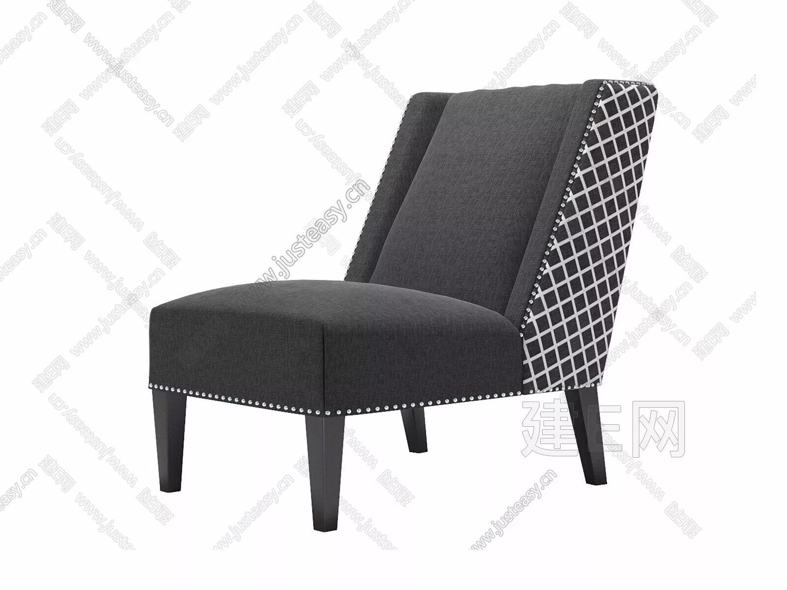 MODERN LOUNGLE CHAIR - SKETCHUP 3D MODEL - ENSCAPE - 111169020