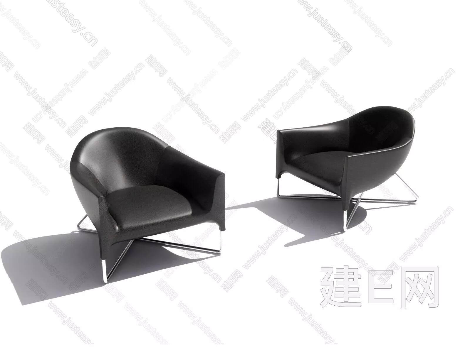 MODERN LOUNGLE CHAIR - SKETCHUP 3D MODEL - ENSCAPE - 111363329