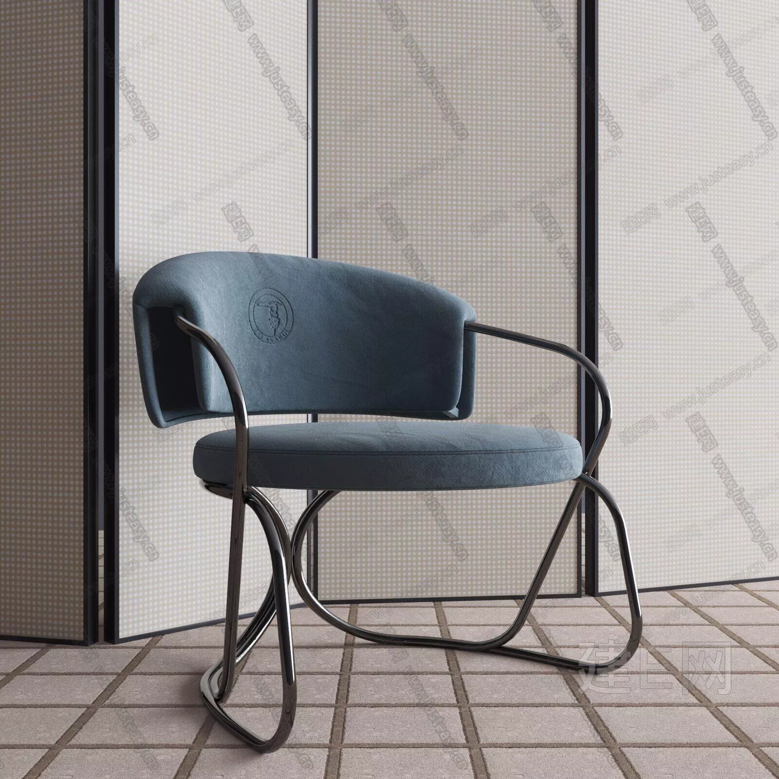 MODERN LOUNGLE CHAIR - SKETCHUP 3D MODEL - ENSCAPE - 111562083