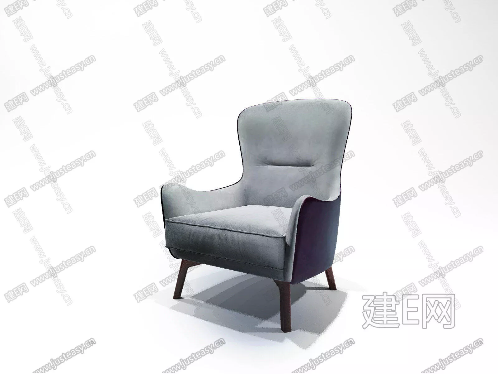 MODERN LOUNGLE CHAIR - SKETCHUP 3D MODEL - ENSCAPE - 111758677