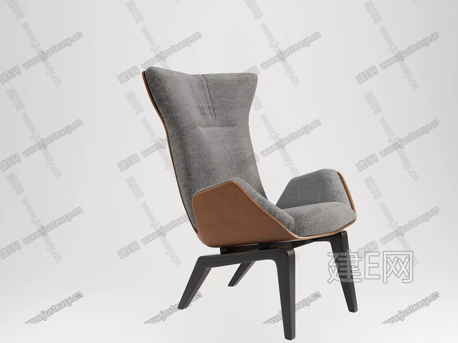 MODERN LOUNGLE CHAIR - SKETCHUP 3D MODEL - ENSCAPE - 112086341