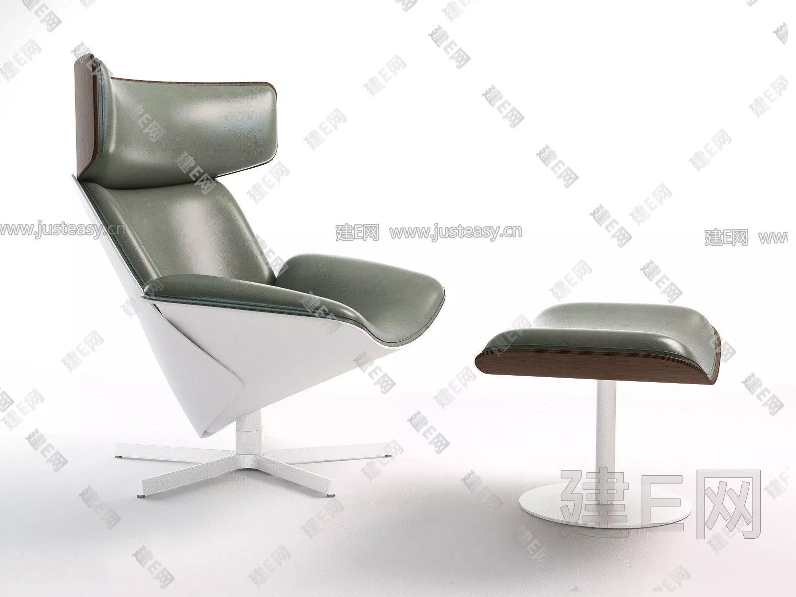 MODERN LOUNGLE CHAIR - SKETCHUP 3D MODEL - ENSCAPE - 112279979