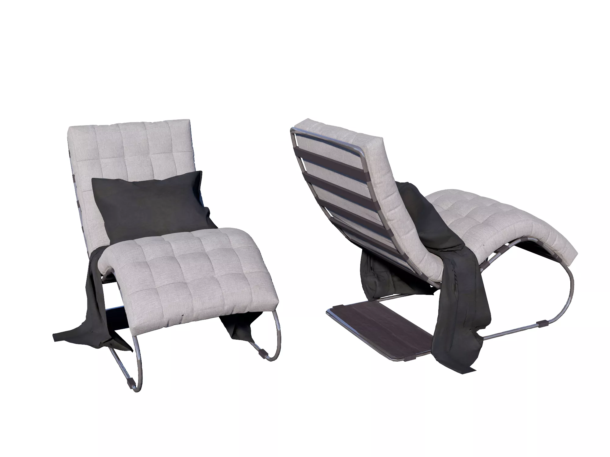 MODERN LOUNGLE CHAIR - SKETCHUP 3D MODEL - ENSCAPE - 246070