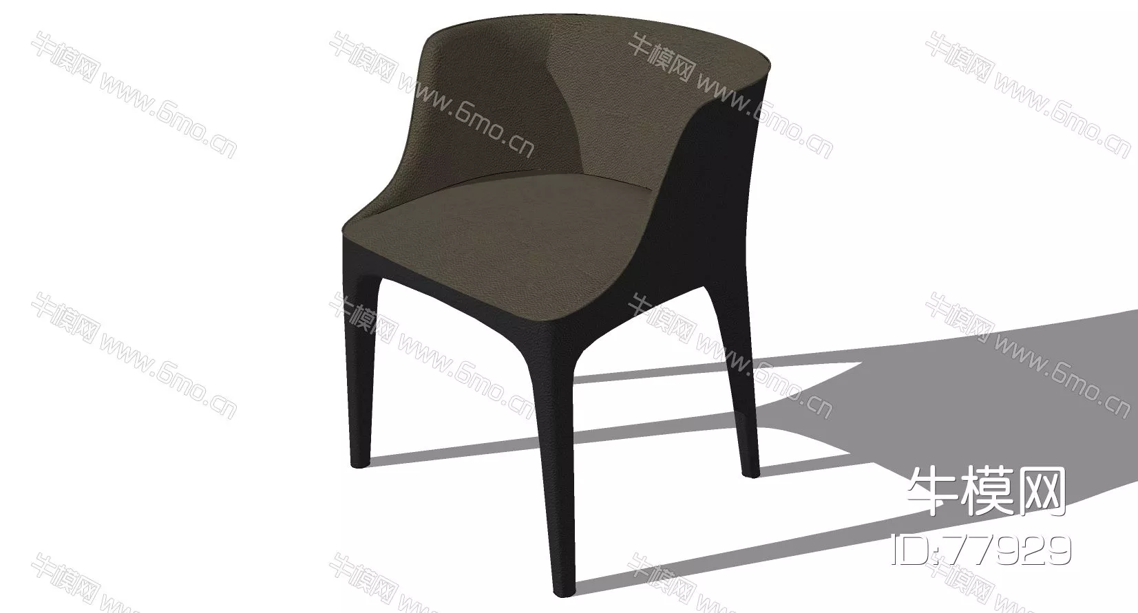 MODERN LOUNGLE CHAIR - SKETCHUP 3D MODEL - ENSCAPE - 77929