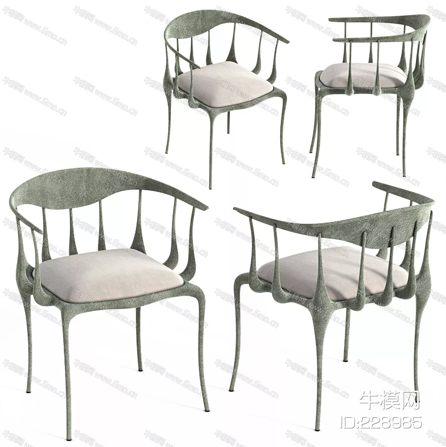 MODERN LOUNGLE CHAIR - SKETCHUP 3D MODEL - VRAY - 228985