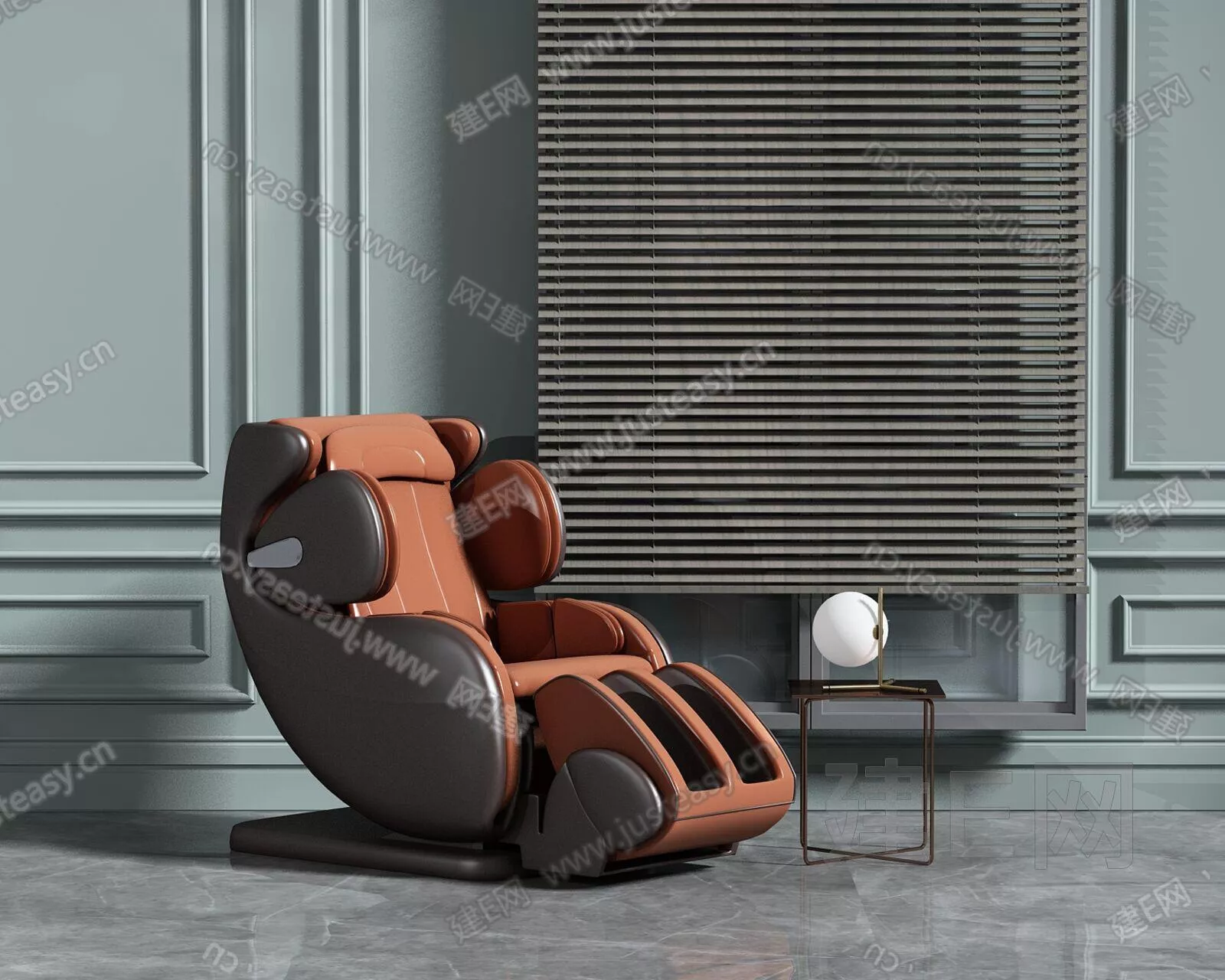 MODERN MASSAGE CHAIR - SKETCHUP 3D MODEL - VRAY - 115819869