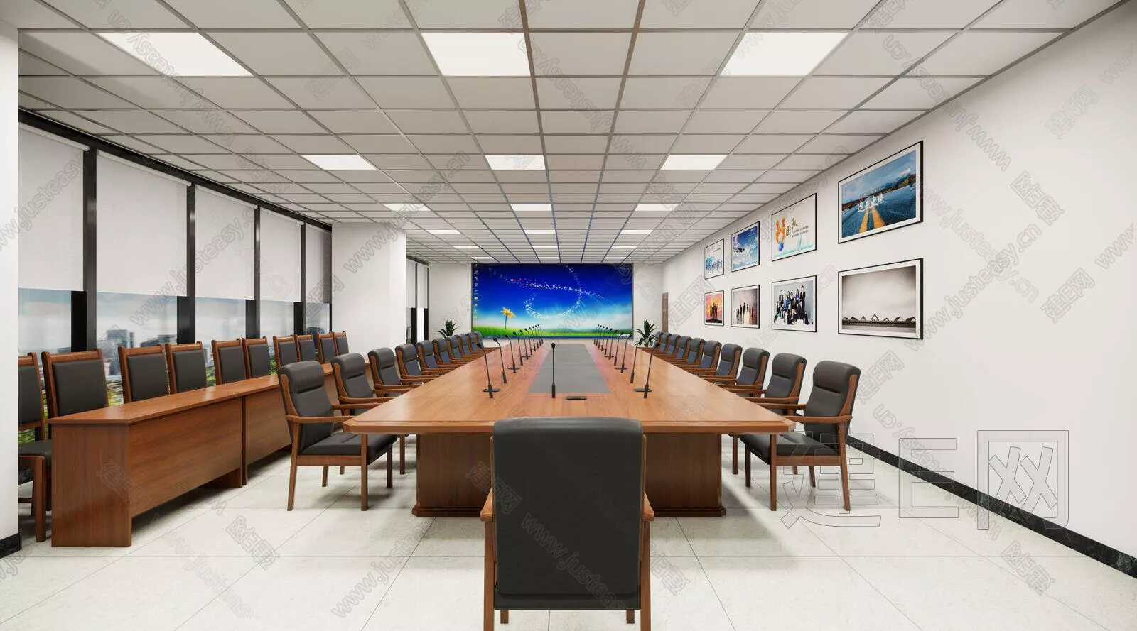 MODERN MEETING ROOM - SKETCHUP 3D SCENE - ENSCAPE - 104153804