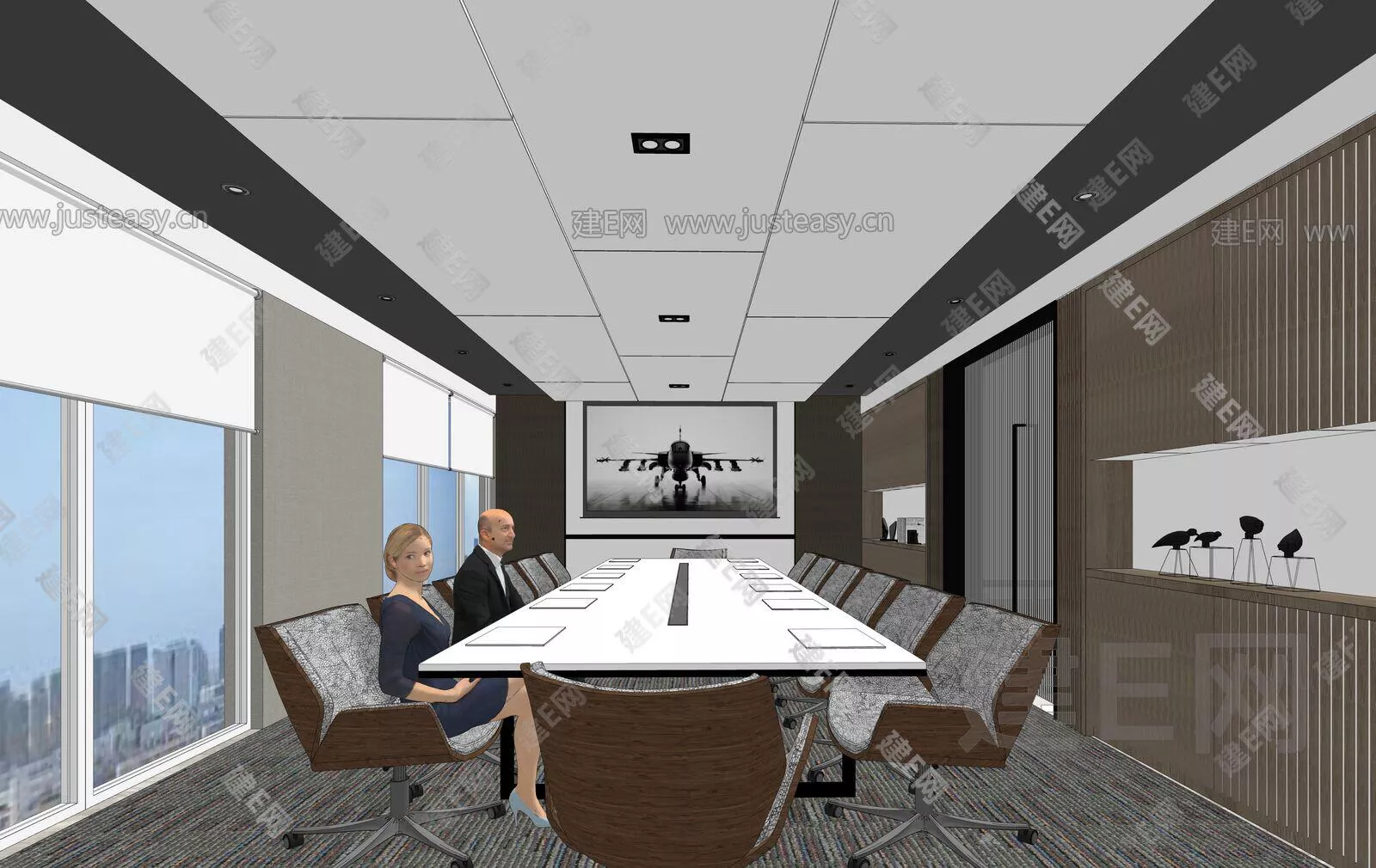 MODERN MEETING ROOM - SKETCHUP 3D SCENE - ENSCAPE - 116736396