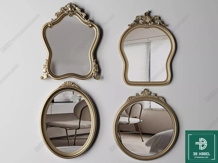 MODERN MIRROR - SKETCHUP 3D MODEL - VRAY OR ENSCAPE - ID11157