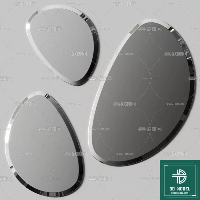 MODERN MIRROR - SKETCHUP 3D MODEL - VRAY OR ENSCAPE - ID11219