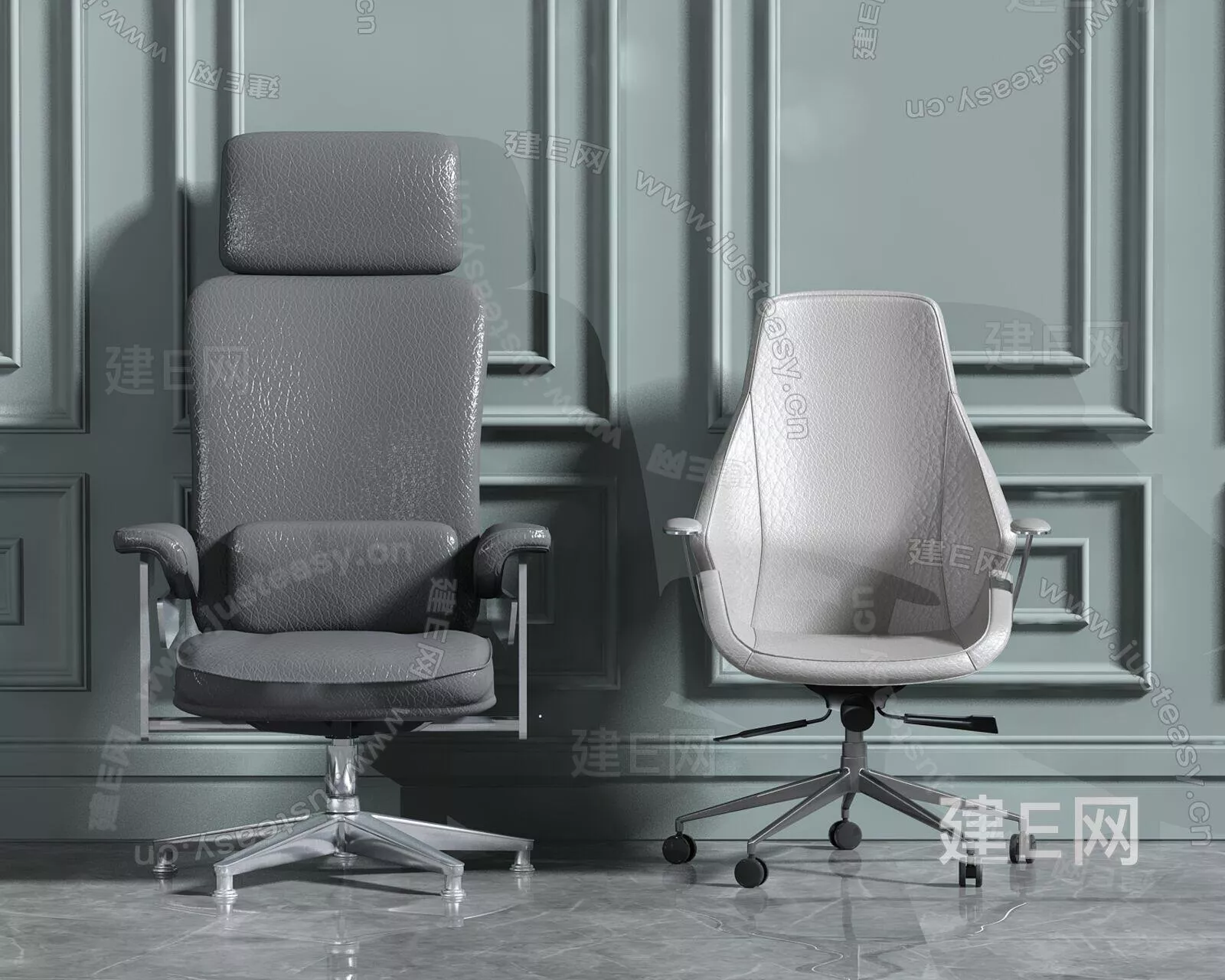 MODERN OFFICE CHAIR - SKETCHUP 3D MODEL - VRAY - 115819898