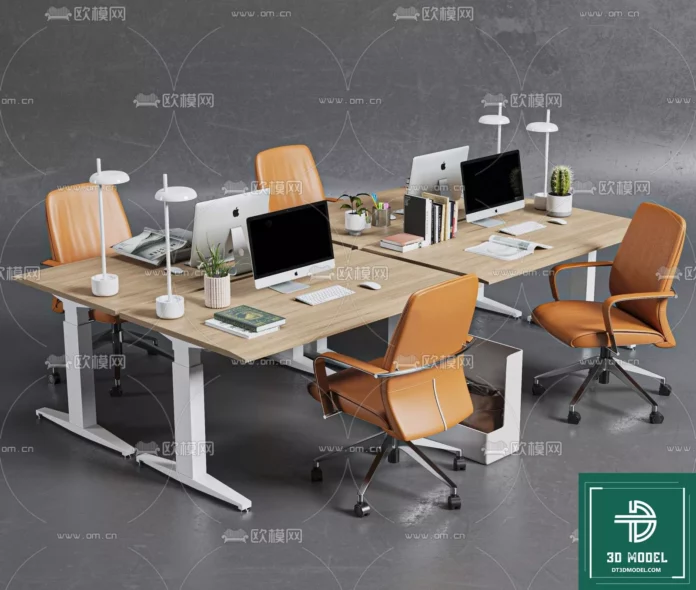 MODERN OFFICE FURNITURE - SKETCHUP 3D MODEL - VRAY OR ENSCAPE - ID11422