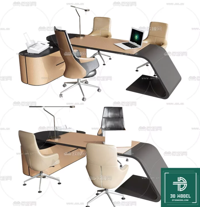 MODERN OFFICE FURNITURE - SKETCHUP 3D MODEL - VRAY OR ENSCAPE - ID11428