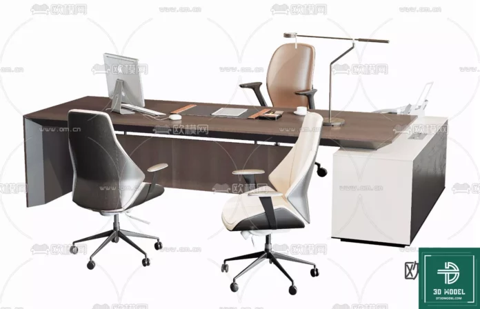 MODERN OFFICE FURNITURE - SKETCHUP 3D MODEL - VRAY OR ENSCAPE - ID11454