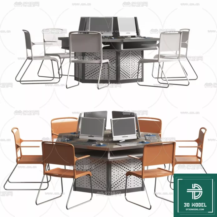 MODERN OFFICE FURNITURE - SKETCHUP 3D MODEL - VRAY OR ENSCAPE - ID11482