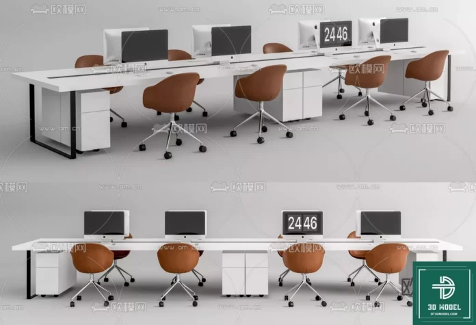 MODERN OFFICE FURNITURE - SKETCHUP 3D MODEL - VRAY OR ENSCAPE - ID11502