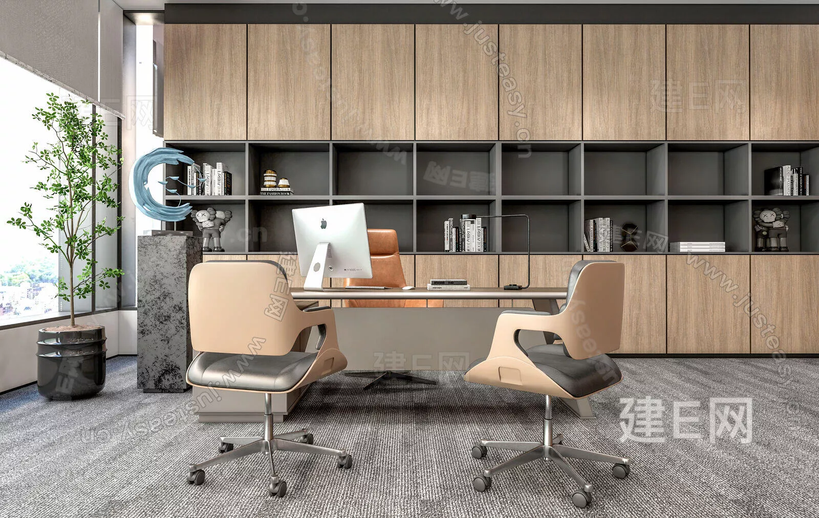 MODERN OFFICE INTERIOR - SKETCHUP 3D MODEL - ENSCAPE - 101467383