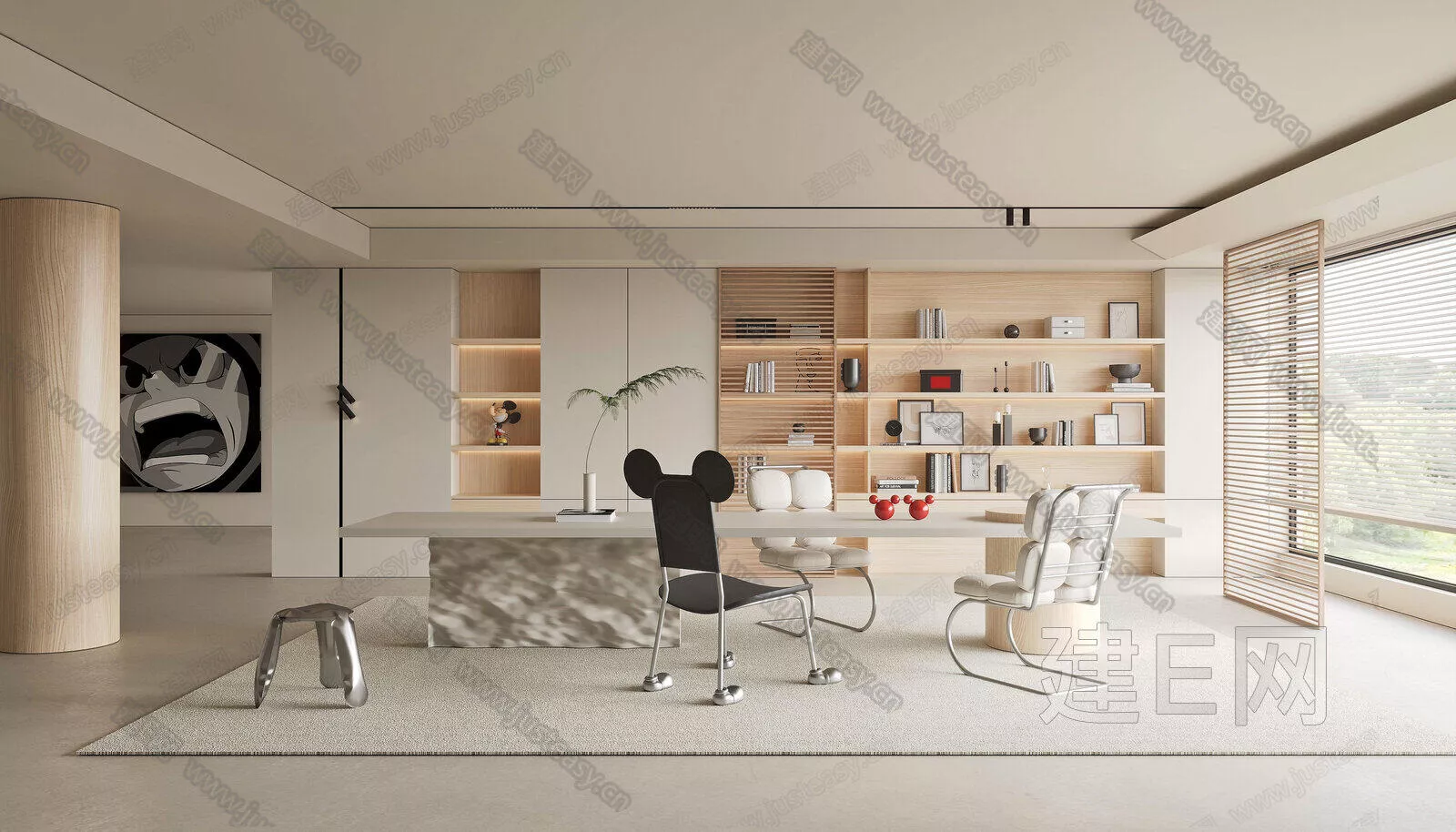 MODERN OFFICE INTERIOR - SKETCHUP 3D MODEL - ENSCAPE - 101795367