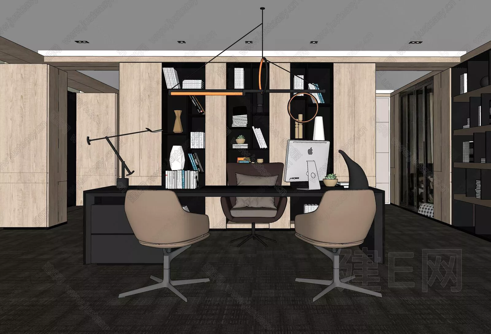 MODERN OFFICE INTERIOR - SKETCHUP 3D MODEL - ENSCAPE - 114574073