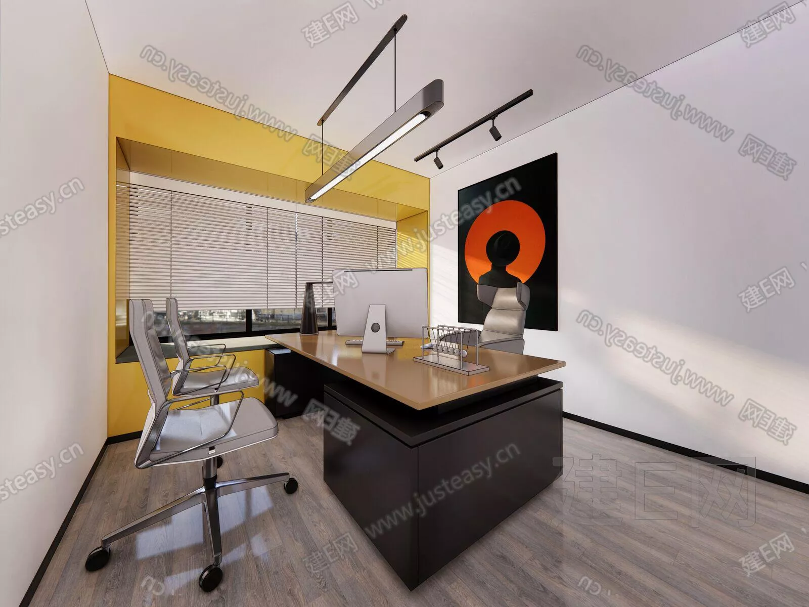 MODERN OFFICE INTERIOR - SKETCHUP 3D MODEL - ENSCAPE - 116474579