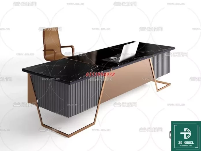 MODERN OFFICE TABLE - SKETCHUP 3D MODEL - VRAY OR ENSCAPE - ID11593