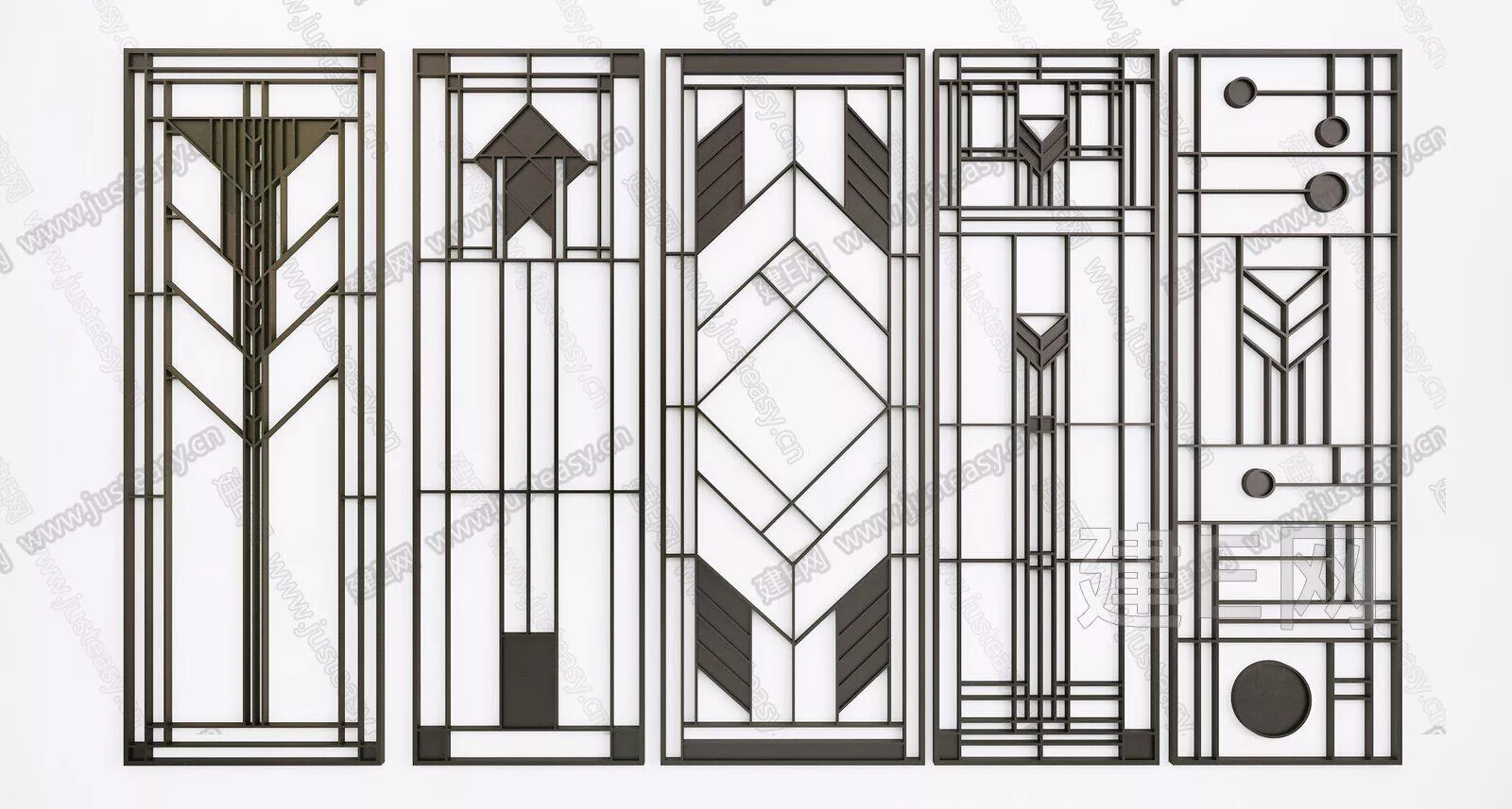 MODERN PARTITION SCREEN - SKETCHUP 3D MODEL - ENSCAPE - 111168912