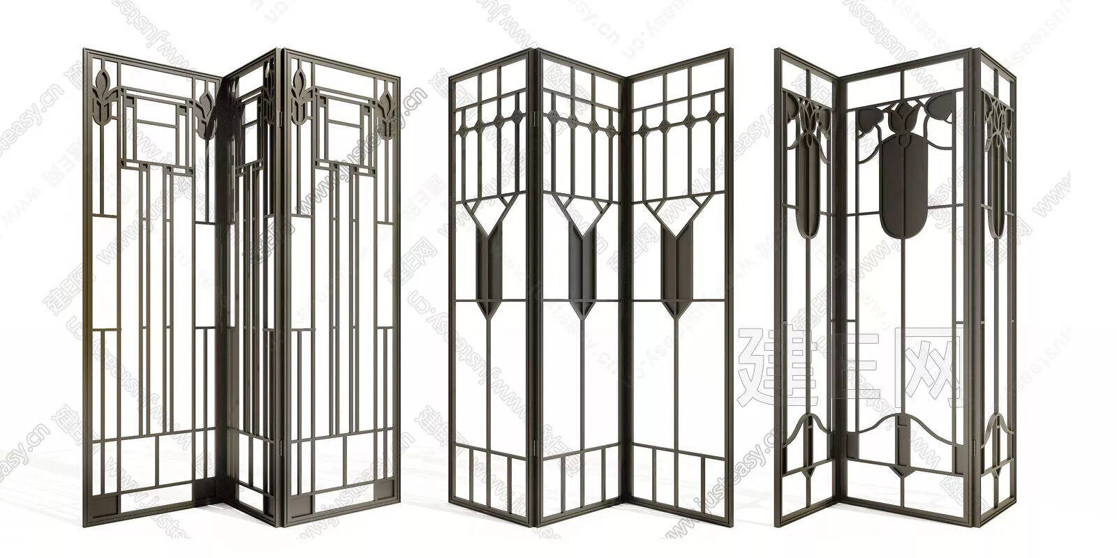 MODERN PARTITION SCREEN - SKETCHUP 3D MODEL - ENSCAPE - 111234514