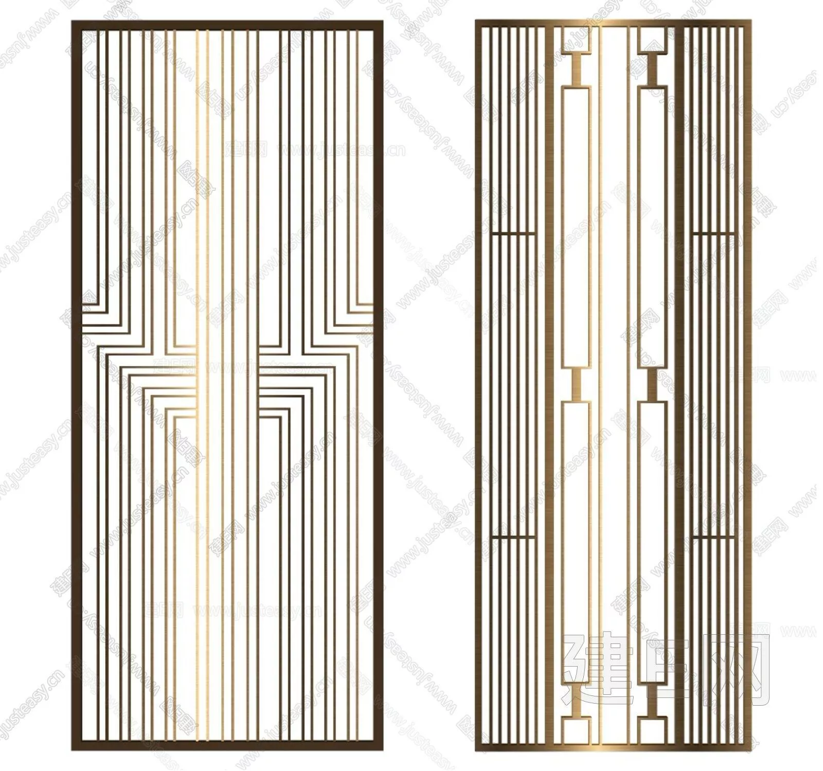 MODERN PARTITION SCREEN - SKETCHUP 3D MODEL - ENSCAPE - 111624450