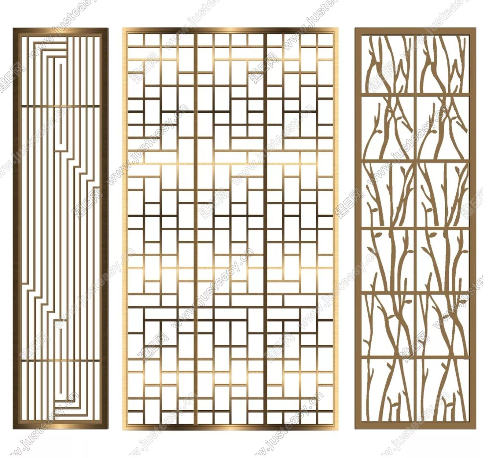 MODERN PARTITION SCREEN - SKETCHUP 3D MODEL - ENSCAPE - 111624501